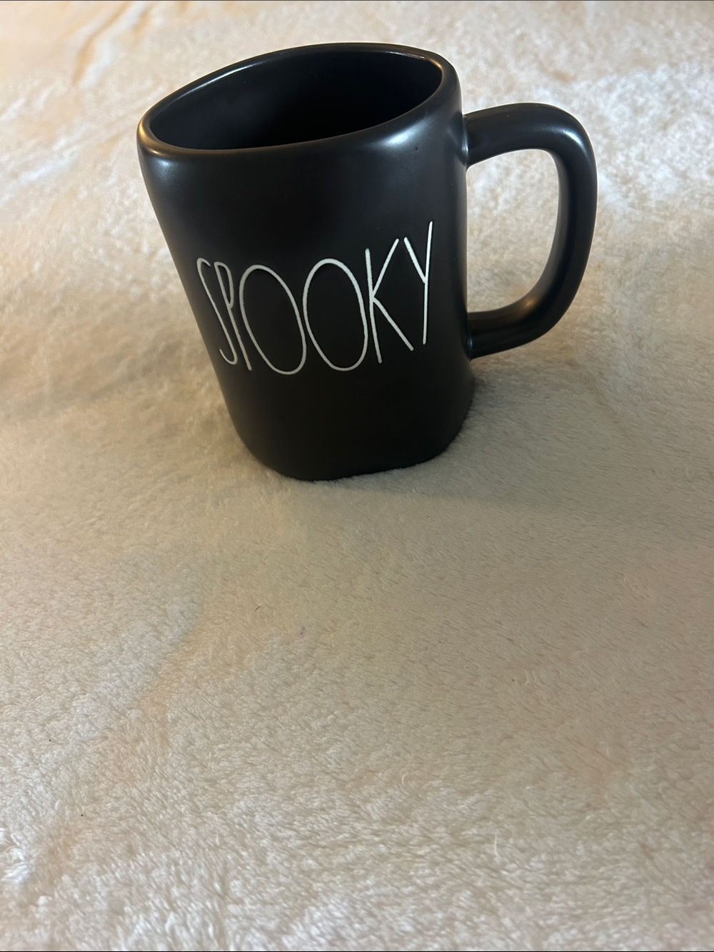 Rae Dunn Black Ceramic 'Spooky' Mug